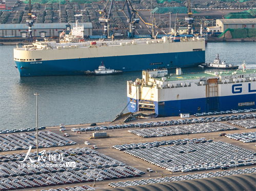 山东烟台 车辆排队出海，海洋工程装备研发驶入快车道